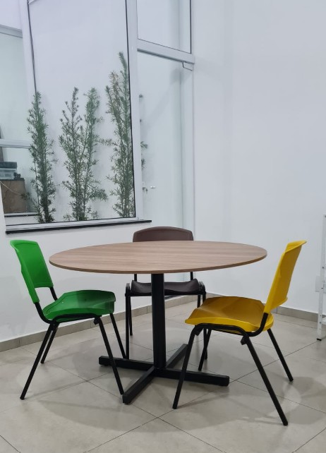 Mesa de Reunião Redonda